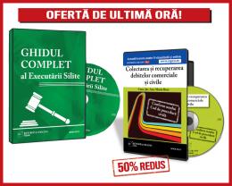 Description: Pachet promotional: CD Ghidul complet al executrii silite + REDUCERE 50% CD Colectarea si recuperarea debitelor comerciale si civile