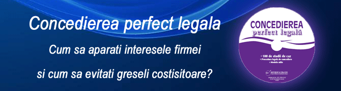 Concedierea perfect legala