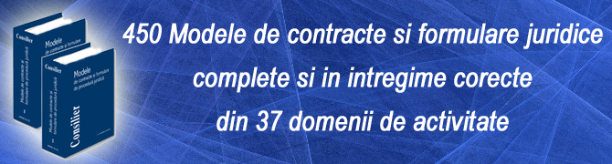 Consilier Modele de contracte si formulare de procedura juridica