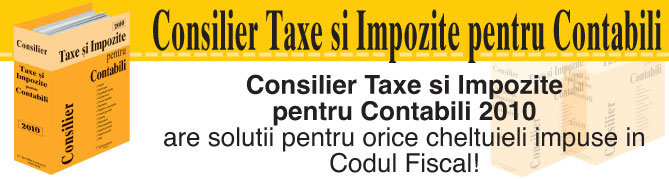 Consilier Taxe si Impozite