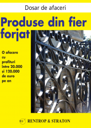 Atelier pentru realizat fier forjat
