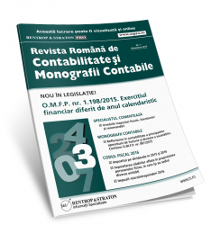 Revista Romana de Contabilitate si Monografii Contabile - abonament pe 6 editii