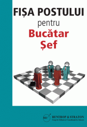 Fisa postului pentru Bucatar Sef