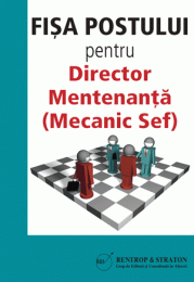 Fisa postului pentru Director Mentenanta