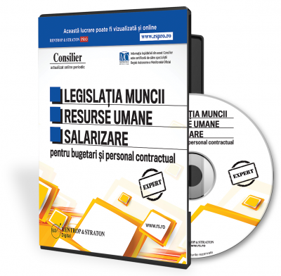 Consilier Legislatia muncii pentru bugetari (CD)