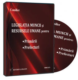CD Consilier Legislatia Muncii si Resursele Umane pentru Primarii si Prefecturi 
