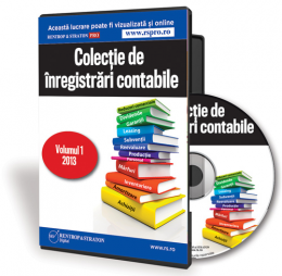 CD Colectie de inregistrari contabile - Volumul 1