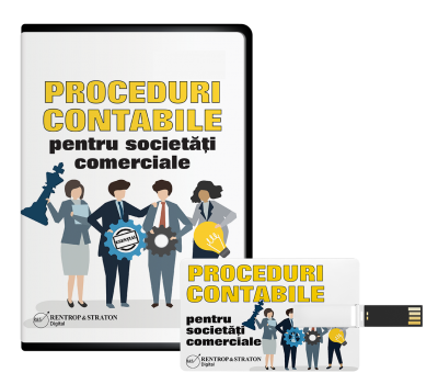 Proceduri contabile pentru societati comerciale - Stick USB