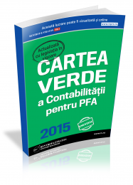 Cartea Verde a Contabilitatii pentru PFA 2015 (varianta tiparita)