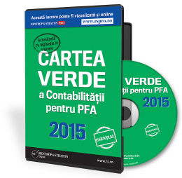 CD Cartea Verde a Contabilitatii pentru PFA 2015