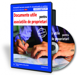 Documente utile pentru asociatiile de proprietari