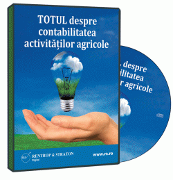 CD-ul Totul despre contabilitatea activitatilor agricole