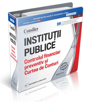 Consilier Institutii Publice Controlul Financiar Preventiv si Curtea de Conturi 