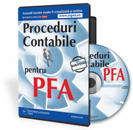 CD Proceduri Contabile pentru PFA