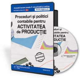 CD Proceduri si politici contabile pentru activitatea de productie