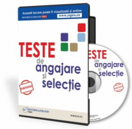 CD Teste de angajare si selectie