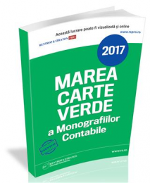 Marea Carte Verde a Monografiilor contabile 2017