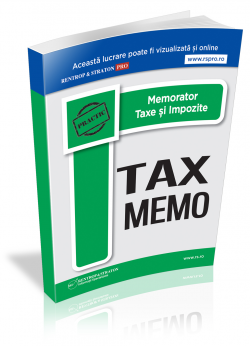 Tax Memo - Memorator Taxe si Impozite