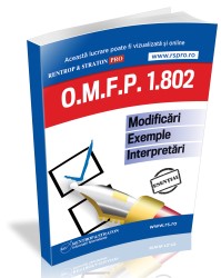 OMFP 1802. Modificari, exemple, interpretari (tipar)
