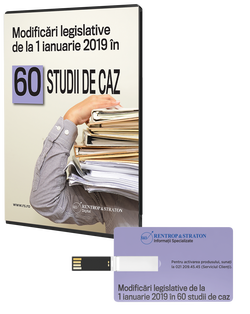 Modificari legislative de la 1 ianuarie 2019 in 60 studii de caz