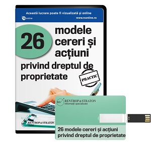 26 modele de cereri si actiuni privind dreptul de proprietate