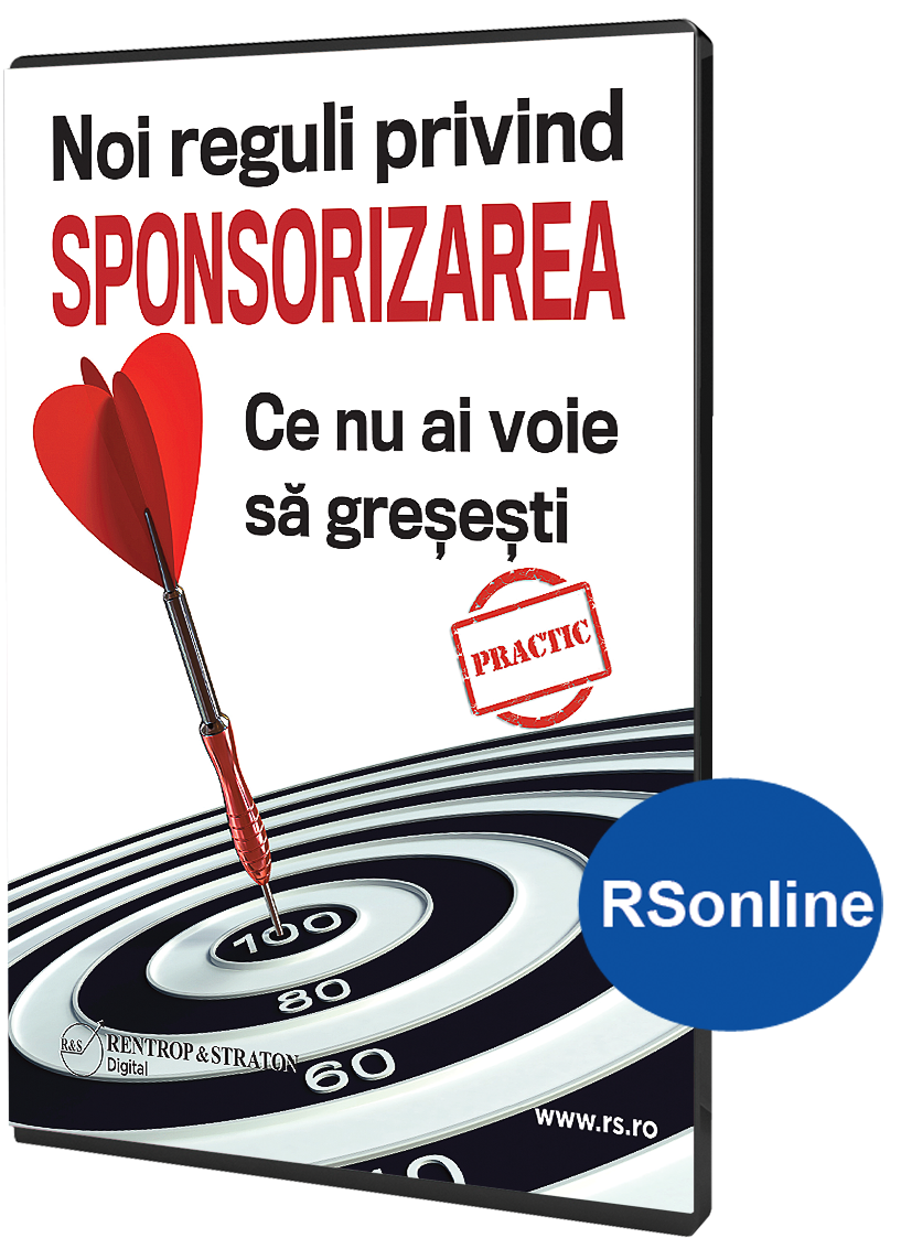 Noi reguli privind sponsorizarea Ce nu ai voie sa gresesti
