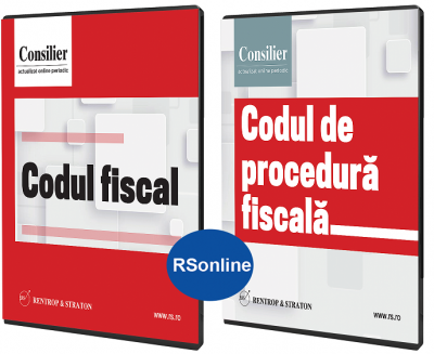 Consilier Codul Fiscal si Codul de procedura fiscala