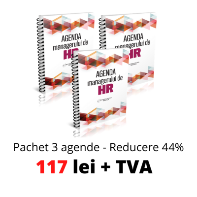 Pachet 3 exemplare - Agenda Managerului de HR