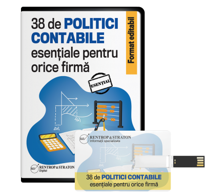 38 de politici contabile esentiale pentru orice firma. Format editabil
