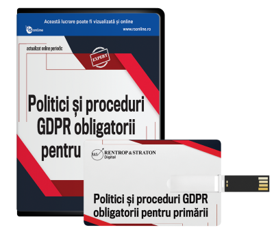 Politici si Proceduri GDPR obligatorii pentru primarii