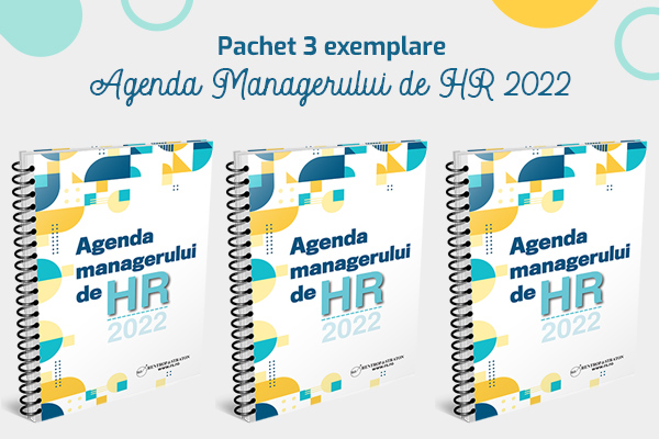 Pachet 3 exemplare: Agenda Managerului de HR 2022
