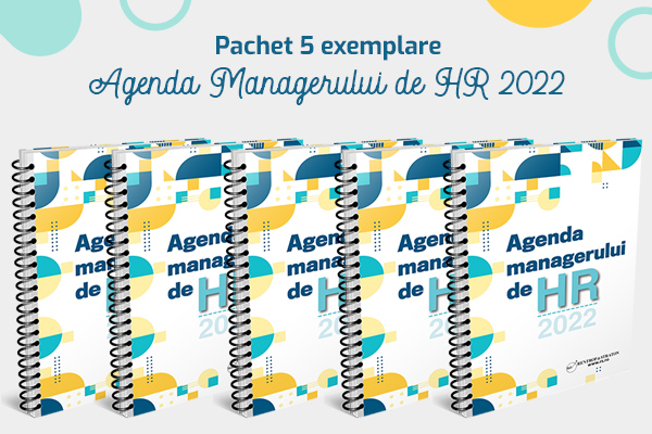 Pachet 5 exemplare Agenda Managerului de HR 2022