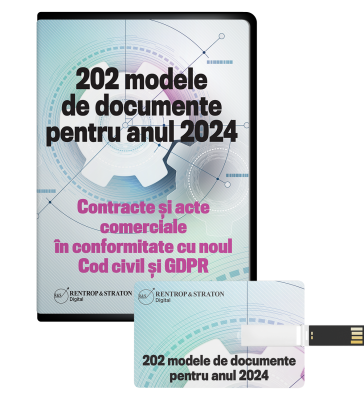 202 modele de documente pentru anul 2023 - Contracte si acte comerciale in conformitate cu noul Cod civil si GDPR