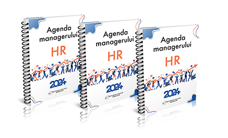 REDUCERE 15% + TRANSPORT GRATUIT Agenda Managerului de HR 2024 - Pachet 3 exemplare 