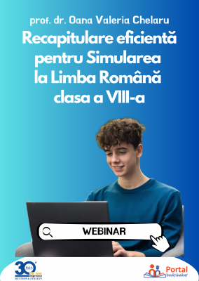 Webinar Recapitulare Evaluare Nationala Limba Romana clasa a VIII-a