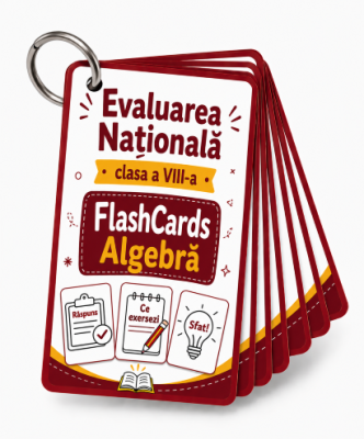 Flash Cards ALGEBRA - Evaluarea Nationala clasa a VIII-a