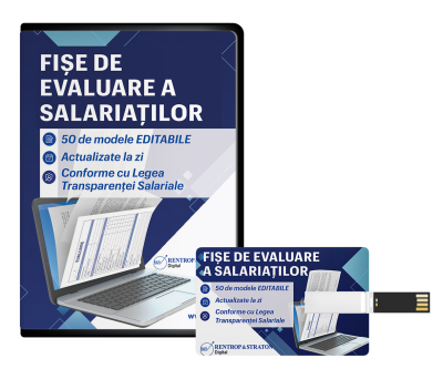 Fise de evaluare a salariatilor - 50 modele actualizate conform Legii Transparentei Salariale