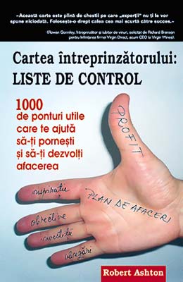 Cartea intreprinzatorului: LISTE DE CONTROL
