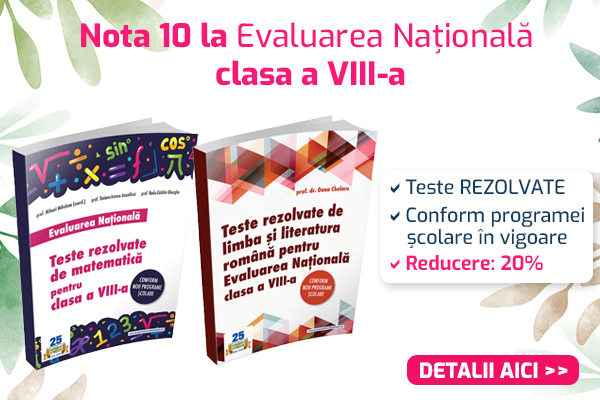 Evaluarea Nationala 2021 Culegere Teste Matematica Limba Si Literatura Romana