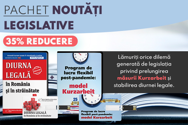 Noutati legislative: Diurna in Romania si in strainatate si Masura Kurzarbeit