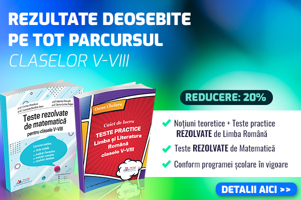 Fise de lucru pentru gimnaziu: Limba si Literatura Romana + Matematica