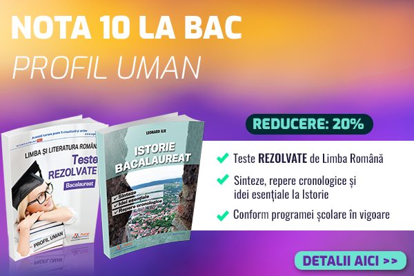 Bacalaureat 2023 profil uman: Teste rezolvate la Istorie si Limba Romana