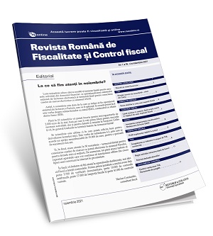 Revista Romana de Fiscalitate si Control fiscal - abonament 12 luni