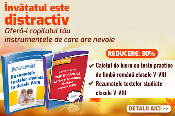 Culegeri gimnaziu: Teste Limba Romana si Rezumatele textelor studiate