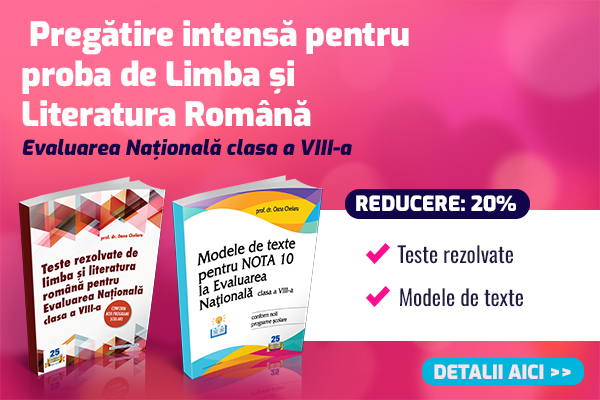 Evaluare Nationala 2024 clasa VIII-a: Teste rezolvate la Limba Romana si Modele de texte gata redactate