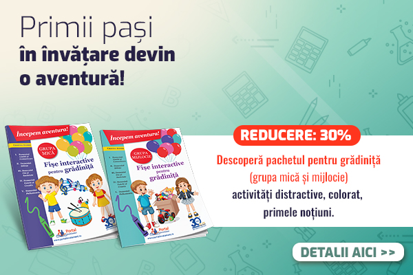 Gradinita: Pachet Fise interactive grupa mica + grupa mijlocie 