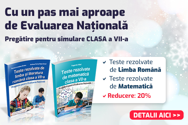 Pregatire Evaluare Nationala: Teste rezolvate de Matematica si Limba Romana