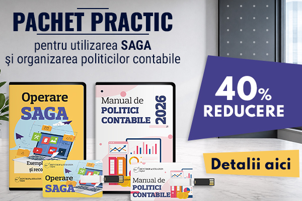 Manual de politici contabile si Operare SAGA: Modele, exemple si recomandari [OF:18599]