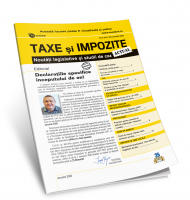 Taxe si Impozite Actual. Noutati legislative si studii de caz - abonament 12 luni
