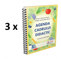 15% REDUCERE + Transport GRATUIT - Pachet 3 ex. Agenda Cadrului Didactic 2025-2026